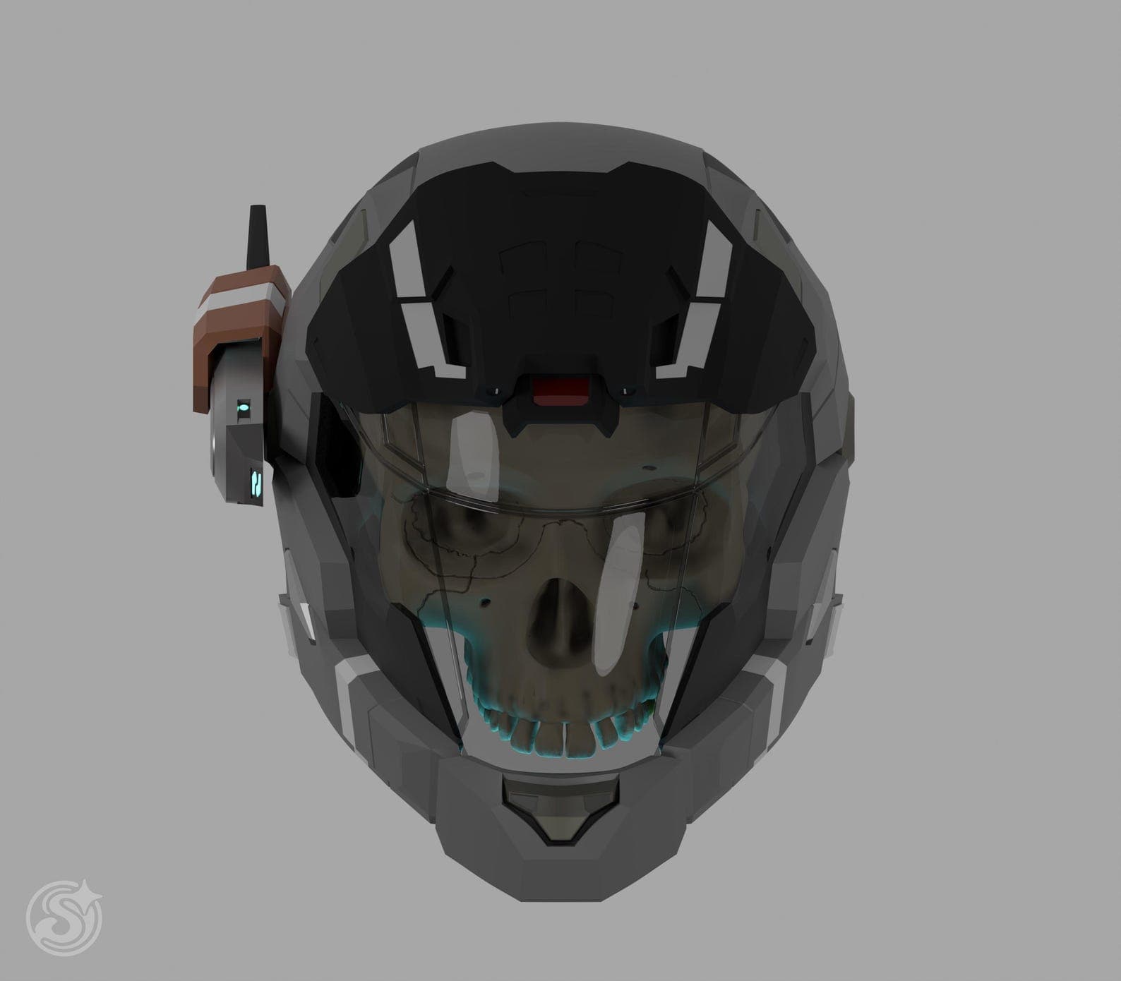 Haunted Pilot Helmet STL Files